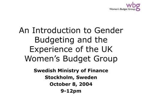 Ppt An Introduction To Gender Budgeting And The Experience Of The Uk