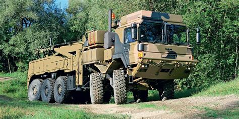 Rheinmetall Man Hx45m 10x10 Recovery Vehicle Armored Truck Military Vehicles Armored Vehicles