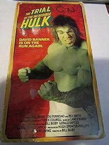 Amazon Trial Of Incredible Hulk Vhs Abrahams Doug Acheson