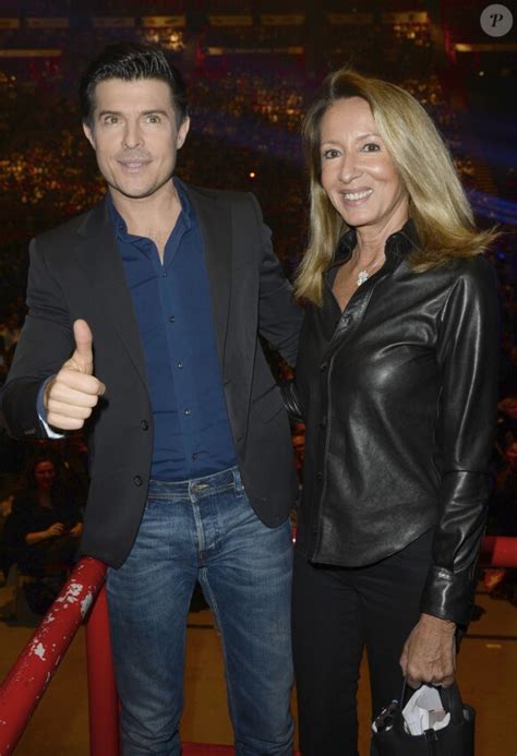 Photo Vincent Niclo et Nicole Coullier au concert de Céline Dion au