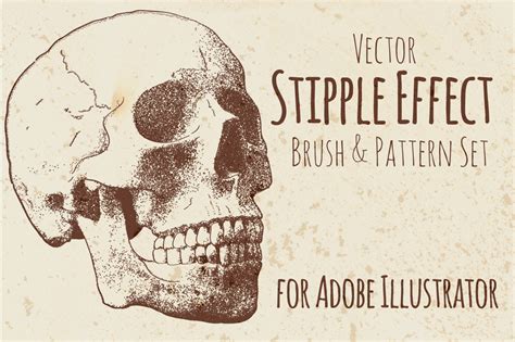 Stipple Effect Set For Illustrator ~ Illustrator Add Ons ~ Creative Market