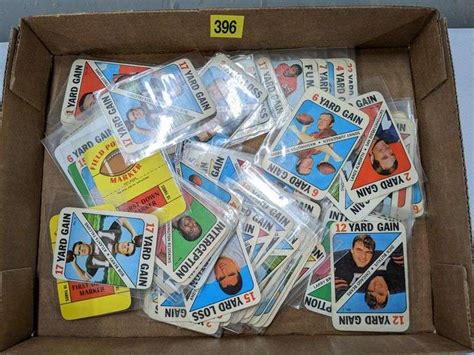 Lot Of 46 1971 Topps Football Game Cards South Auction