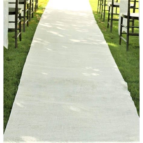 Aisle Runner Ivory Burlap 100 Feet Diy Spring Wedding Decor Etsy