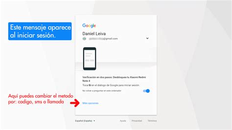 Ingresa a myaccount google Dirígete al área de inicio de sesión y