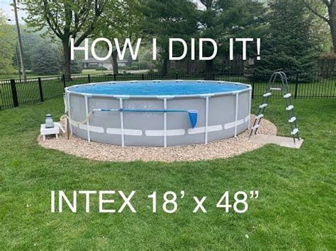 INTEX pool, setup and first impression! | Outdoor pool area, Above ground swimming pools, Above ...