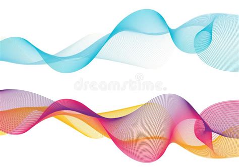 Abstract Smooth Color Wave Vector Stock Vector Illustration Of Vector