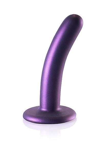 Ouch Smooth Silicone Enkel Dildo Med Sugekopp Lilla