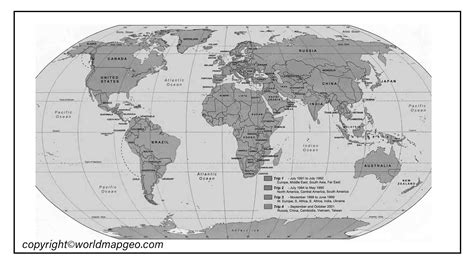 Blank Printable World Map With Countries Capitals Free Printable | Porn ...