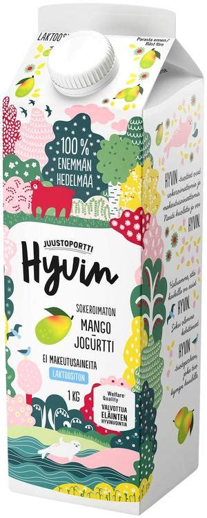 Juustoportti Hyvin Jogurtti 1 Kg Mango Laktoositon S Kaupat Ruoan