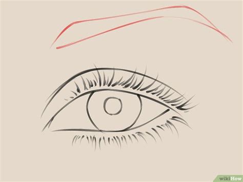 Olho Desenho Simples Feminino - Como Desenhar um Olho Feminino Realista: 10 Passos | Eye drawing ...
