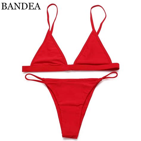 BANDEA 2016 Brazilian Bikini Sexy Women Biquini Halter Swimwear Summer