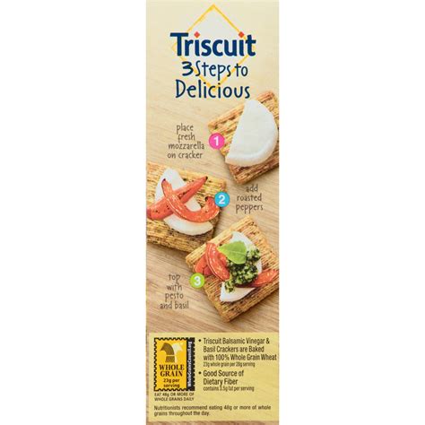 Nabisco Triscuit Balsamic Vinegar And Basil Crackers 9 Oz Shipt