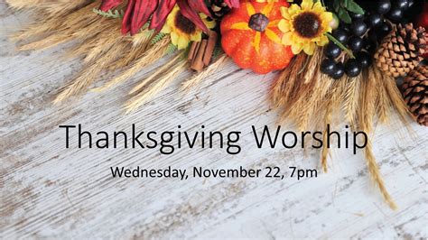 Thanksgiving Eve Worship | tlcms.org