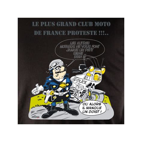 T Shirt Motard Club De Moto Avomarks