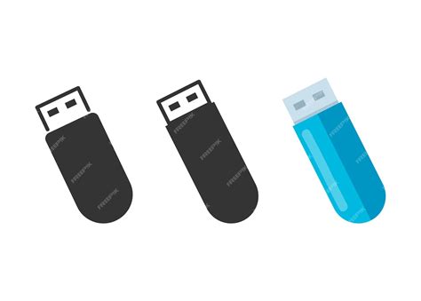 Premium Vector Usb Flash Drive Icon Vector Illustration