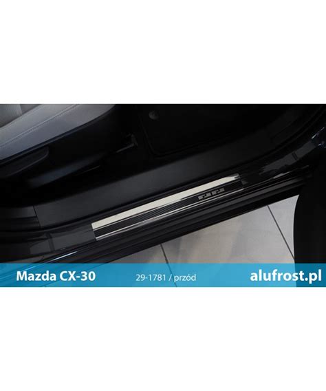 Door Sills Carbon Foil MAZDA CX 30 4158 EN Alufrost