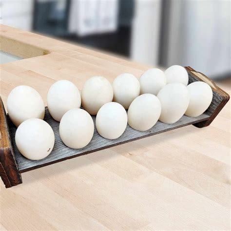 Egg Holder Tray Countertop Stackable Egg Rack For Fresh Eggs Rockin