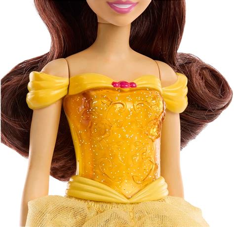 Boneca Princesas Disney Bela Saia Cintilante HLW11 Mattel