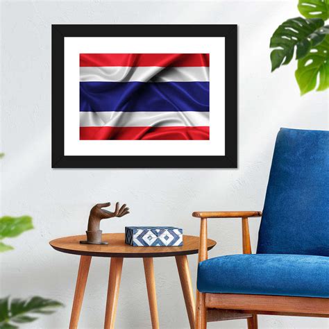 Silky Thailand Flag Wall Art | Photography