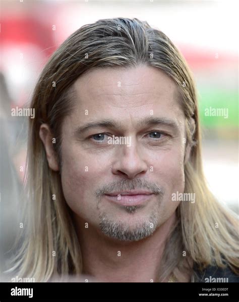 World War Z Premiere At The Ugc Cinema Arrivals Featuring Brad Pitt Where London United