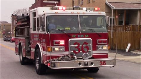 Baltimore City Engine 36 And Ems 3 Responding Youtube