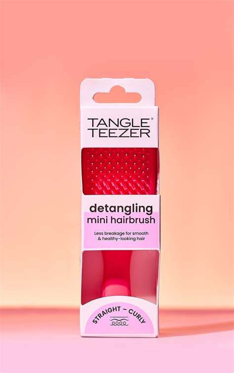 Tangle Teezer The Detangler Mini Pink Punch Prettylittlething