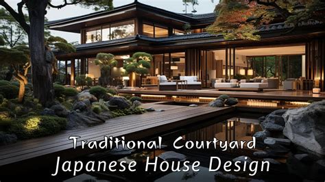 Traditional Japanese Courtyard Home Design Collection Youtube