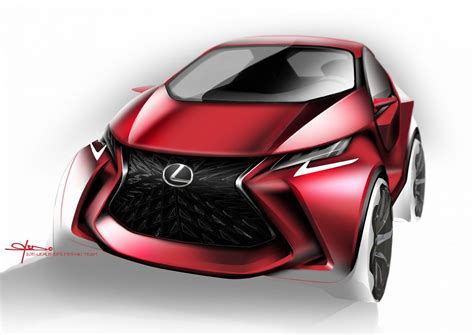 How To Draw A Car Designing The Lexus Lf Sa Lexus Uk Magazine