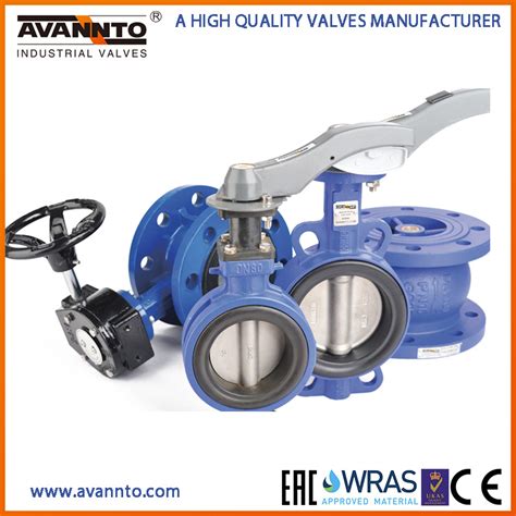 Iron Cast Iron Ggg Wafer Butterfly Valve Flanged Butterfly Valve