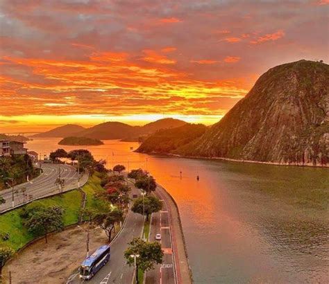 Natureza Capixaba Vitória completa 471 anos o mais belo Pôr do Sol