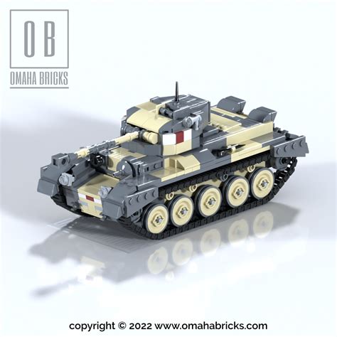 Comet Instructions - WW2 Lego Cruiser Tank - OmahaBricks