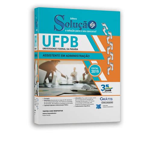 Apostila Concurso ufpb 2019 Assistente em Administração em Promoção