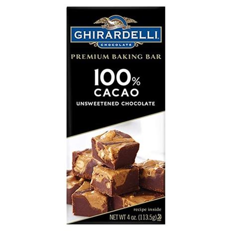 Chocolate Barghirardelli Chocolate Baking Bar Cacao Unsweetened