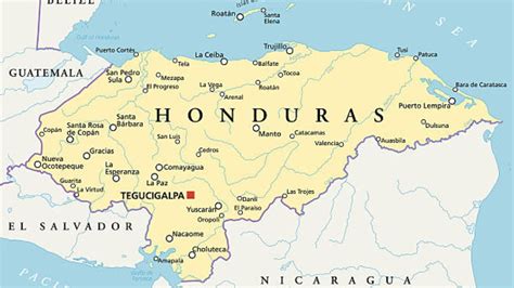 Mapa De Honduras Su Historia Características Y Qué Representa