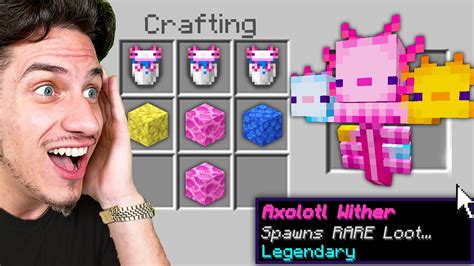 Minecraft But You Can Craft Custom Withers Youtube