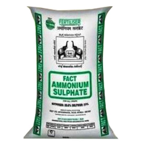 95 % Ammonium Sulphate Fertilizer, 50 kg, PP Sack bag at best price in Khammam