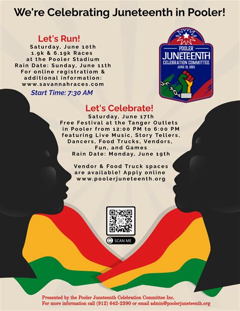 Pooler Juneteenth Celebration Festival Events & Calendar | Greater