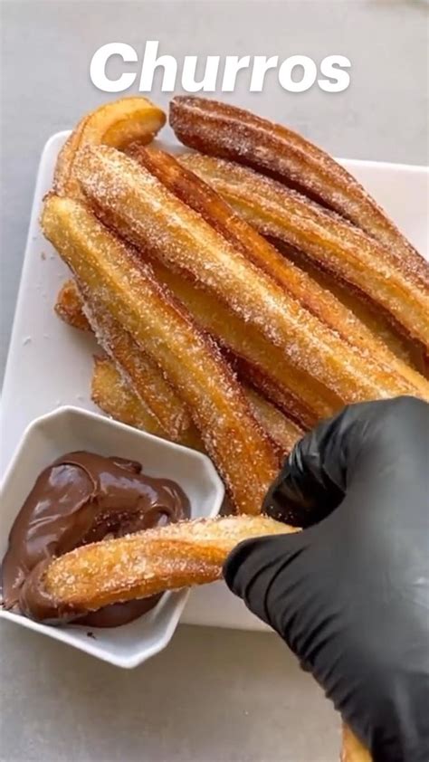 How To Make Churros Easy Dessert Yummy Dessert Easy Snacks Easy