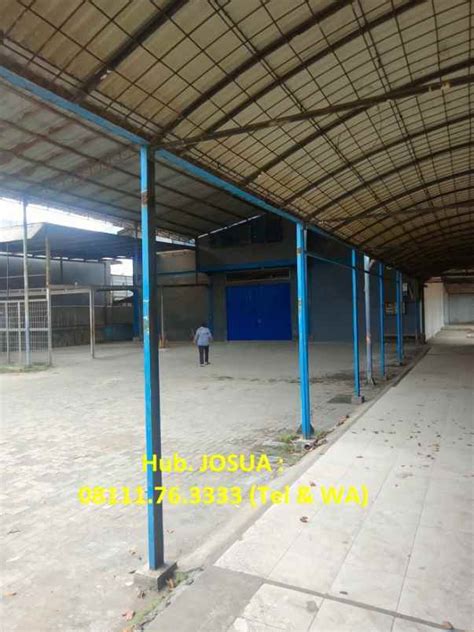 Gudang Sunter Jakut LT 1375 M2 LB 750 M2 Pinggir Jalan Raya