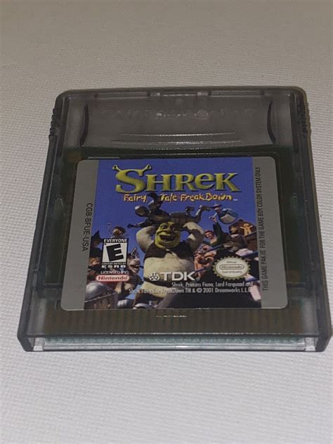 Shrek Fairy Tale Freakdown Nintendo Game Boy Color 2001