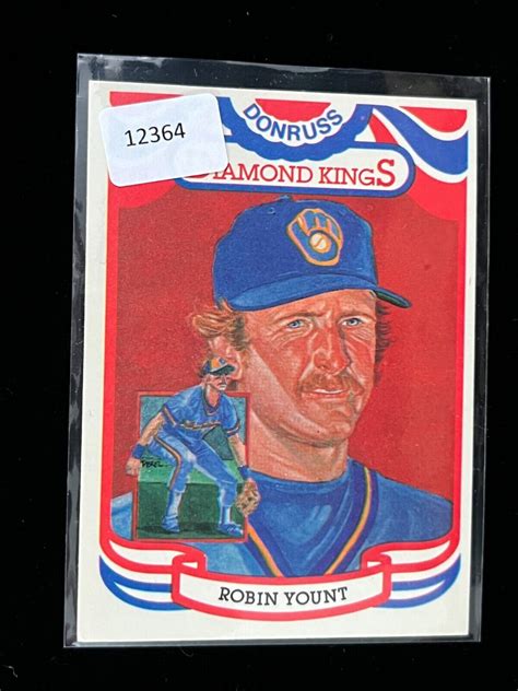 ROBIN YOUNT Brewers 1984 DONRUSS DIAMOND KINGS Baseball Card 1 EBay