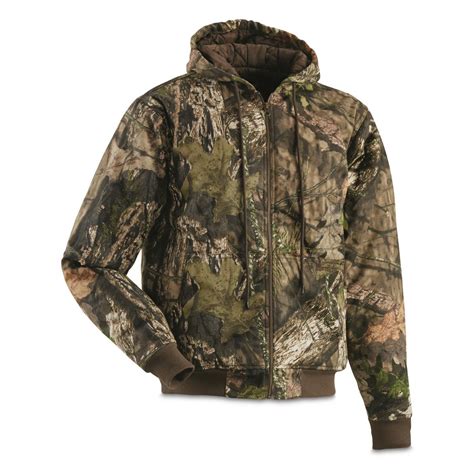 Huntrite Mens Camo Insulated Hunting Jacket 701973 Camo Jackets At