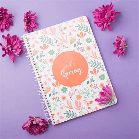 Floral Notebook Cover Design on Behance