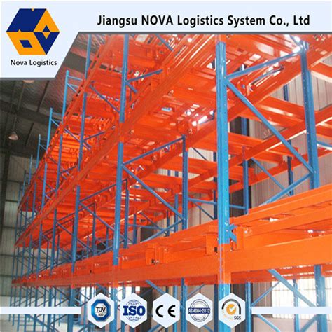 Heavy Duty Push Back Pallet Racking From Nova System China Storage