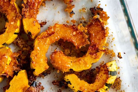 Parmesan Roasted Delicata Squash Recipe