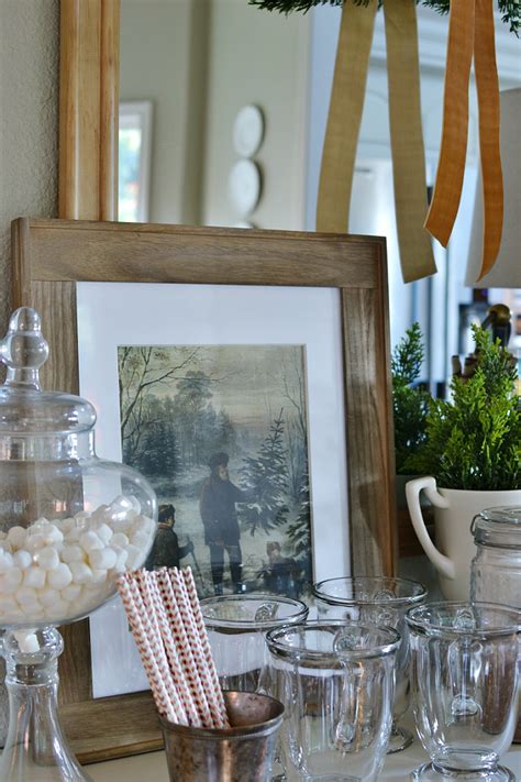 Vintage Inspired Hot Cocoa Bar