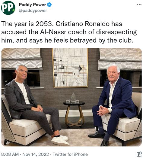 The year is 2053. Cristiano Ronaldo has accused the Al-Nassr coach of ...