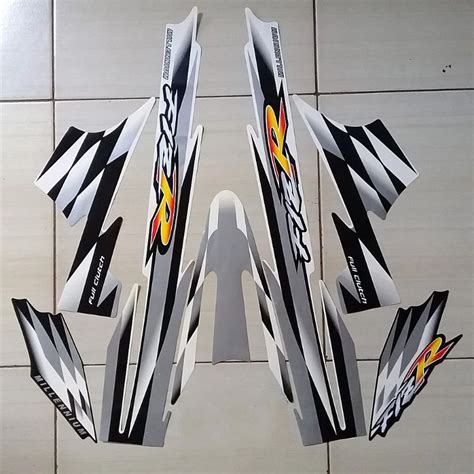 Jual Stiker Striping Motor F1ZR MILENIUM HITAM Sticker Lis Body Standar