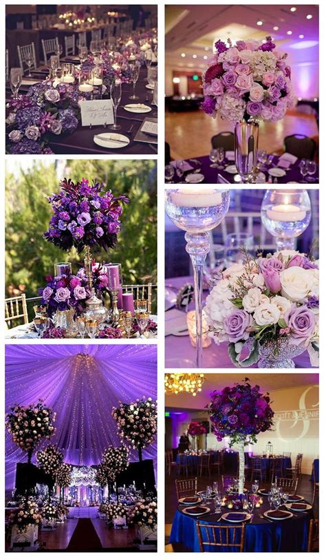 Purple Wedding Purple Wedding Centerpieces Purple Wedding Theme