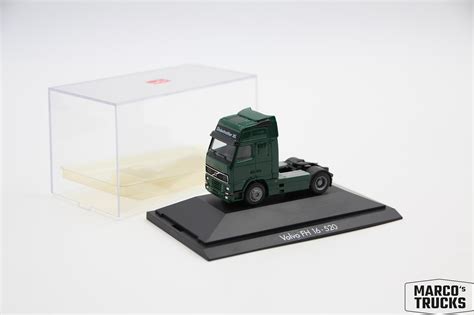 Herpa Volvo FH16 Globetrotter XL Zugmaschine grün unbedruckt 1 87 H18014